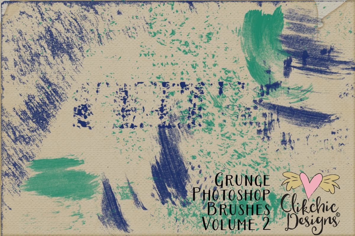 Grunge Texture Photoshop Brushes 50%, a Brush Add-On by Clikchic Designs (Photo 11 of 13)