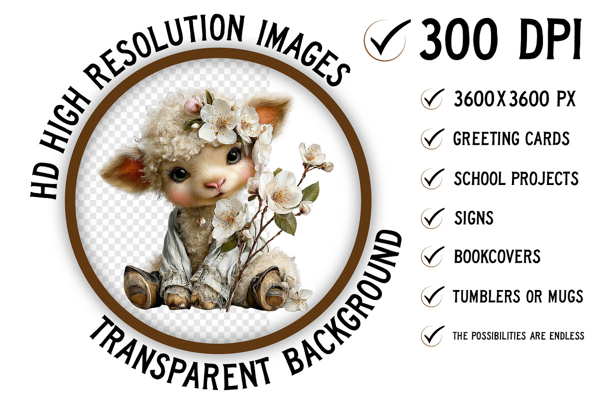 Whimsical Easter Clipart Png, an Illustration by Craft Nest (Photo 2 of 11)