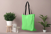 Tote Bag Mockup, a Merchandise Mockup by 3djagan (Thumbnail 7 of 7)