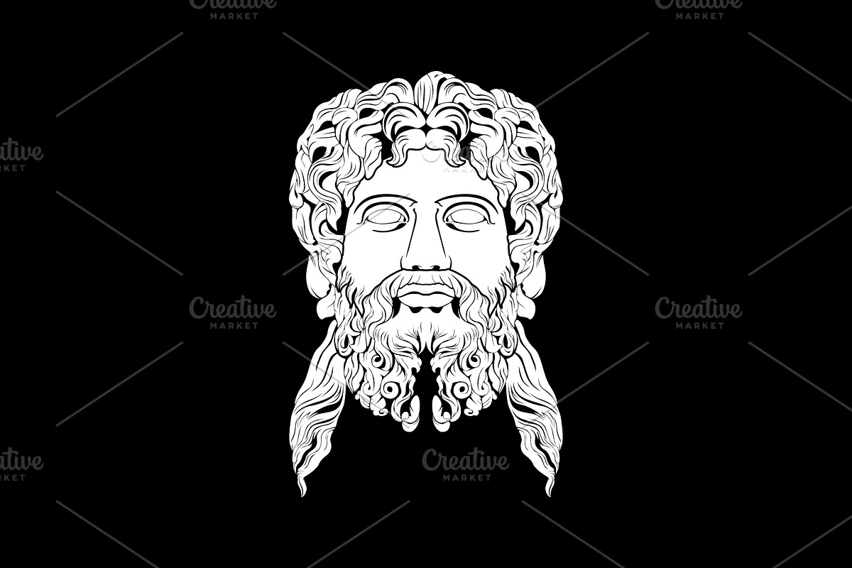 Ancient Greek God Sculpture, an Education Illustration by Atlantis X Nurman Arbai (Photo 3 of 3)