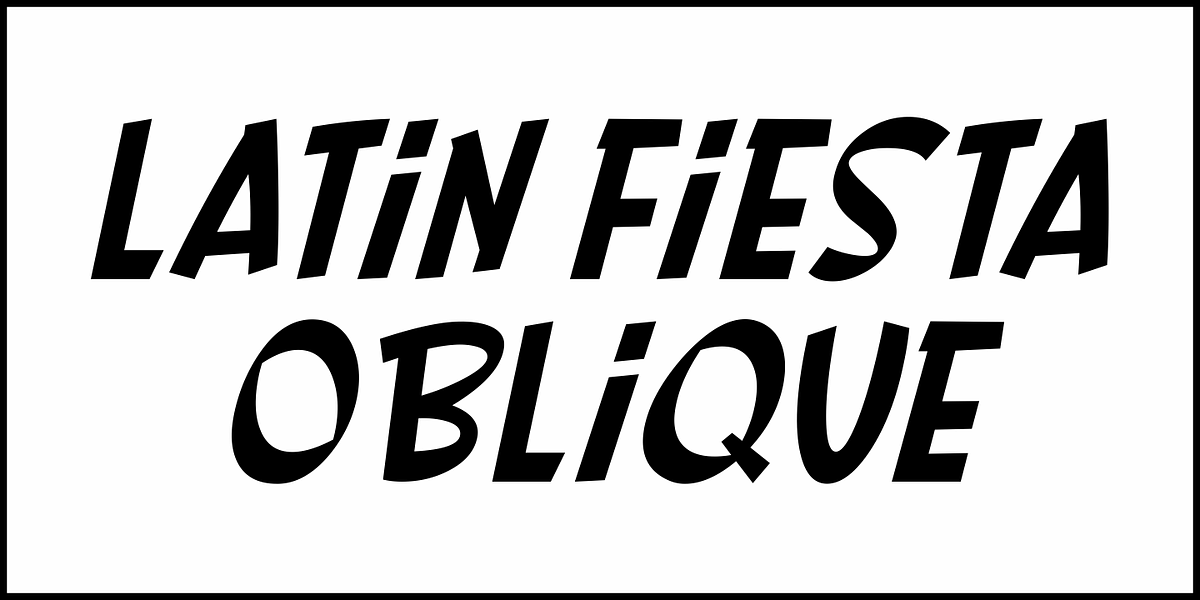 Latin Fiesta JNL, a Sans Serif Font by Jeff Levine Fonts (Photo 4 of 5)