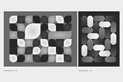 Geoshade – Monochrome Geometry, a Background Graphic by Léo Alexandre (Thumbnail 2 of 11)