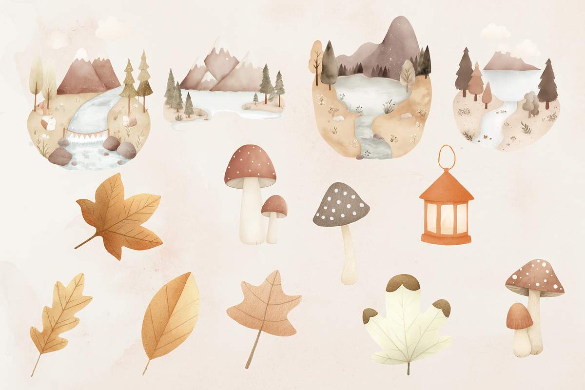 Watercolor Party Animals Clipart, an Object Graphic by JulsIst (Photo 12 of 13)