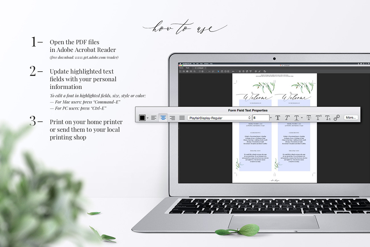 Wedding Program Template, Aurora, an Invitation Template by Alice Bluefox (Photo 7 of 10)