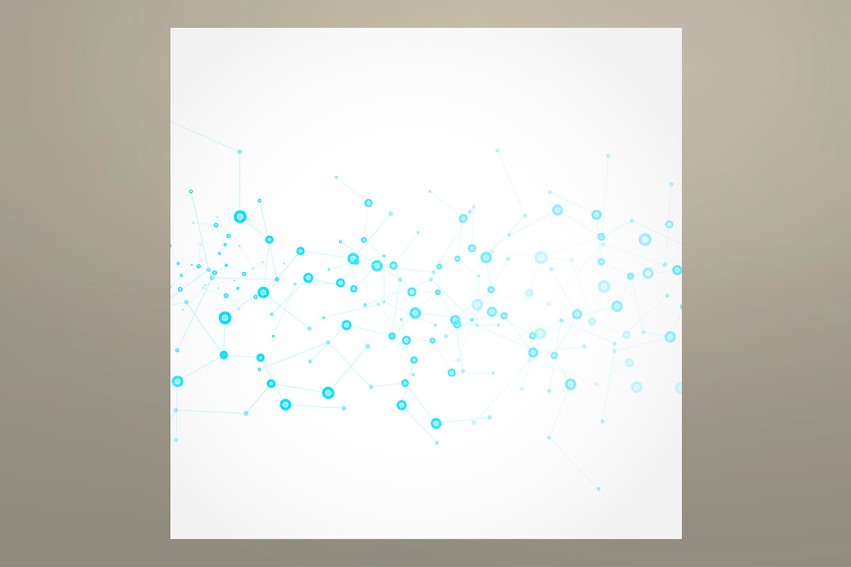 Vector network connection, a Pattern Graphic by Haisonok