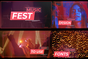 Music Fest for After Effects, a Social Media Template by FlashFXbox