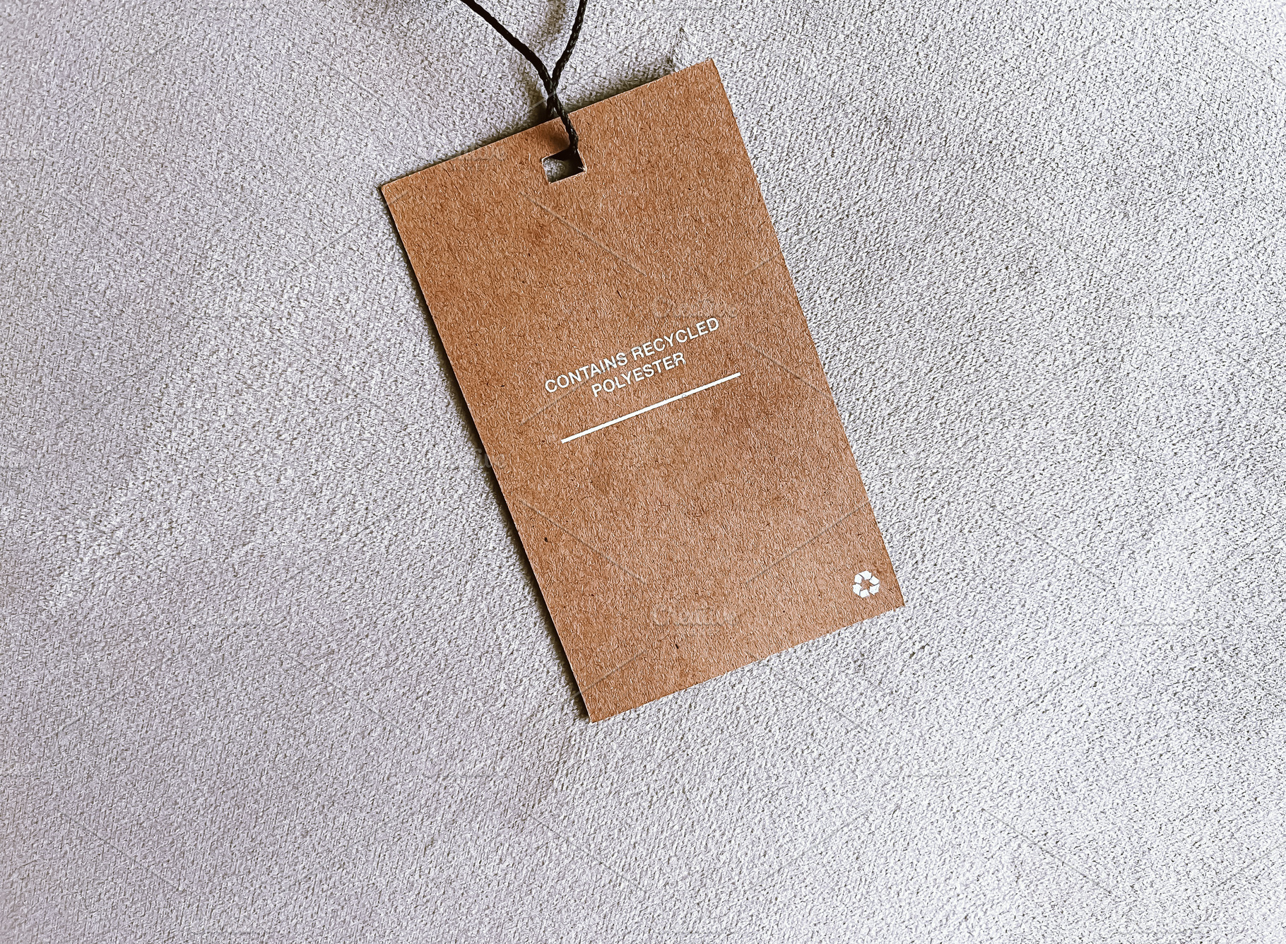 Contains recycled polyester fashion label tag, sale price card o, a Beauty & Fashion Photo by Studio ANNA