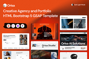 Orisa - Creative HTML GSAP template, a HTML Template by AliThemes