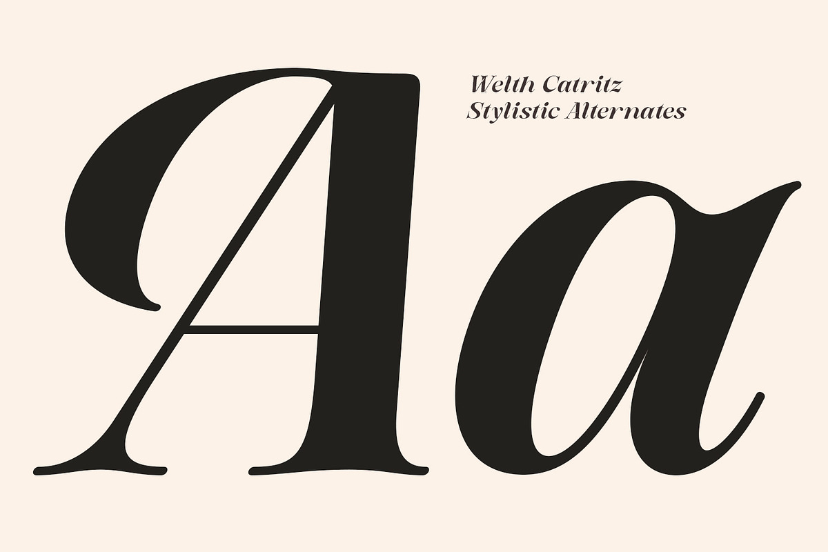 Welth Catritz - Classic Serif, a Serif Font by Typetemp Studio (Photo 20 of 29)