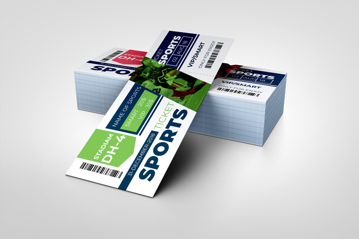 Premium Event Ticket Design, a Card Template by BrandlyTemplate (Photo 3 of 3)