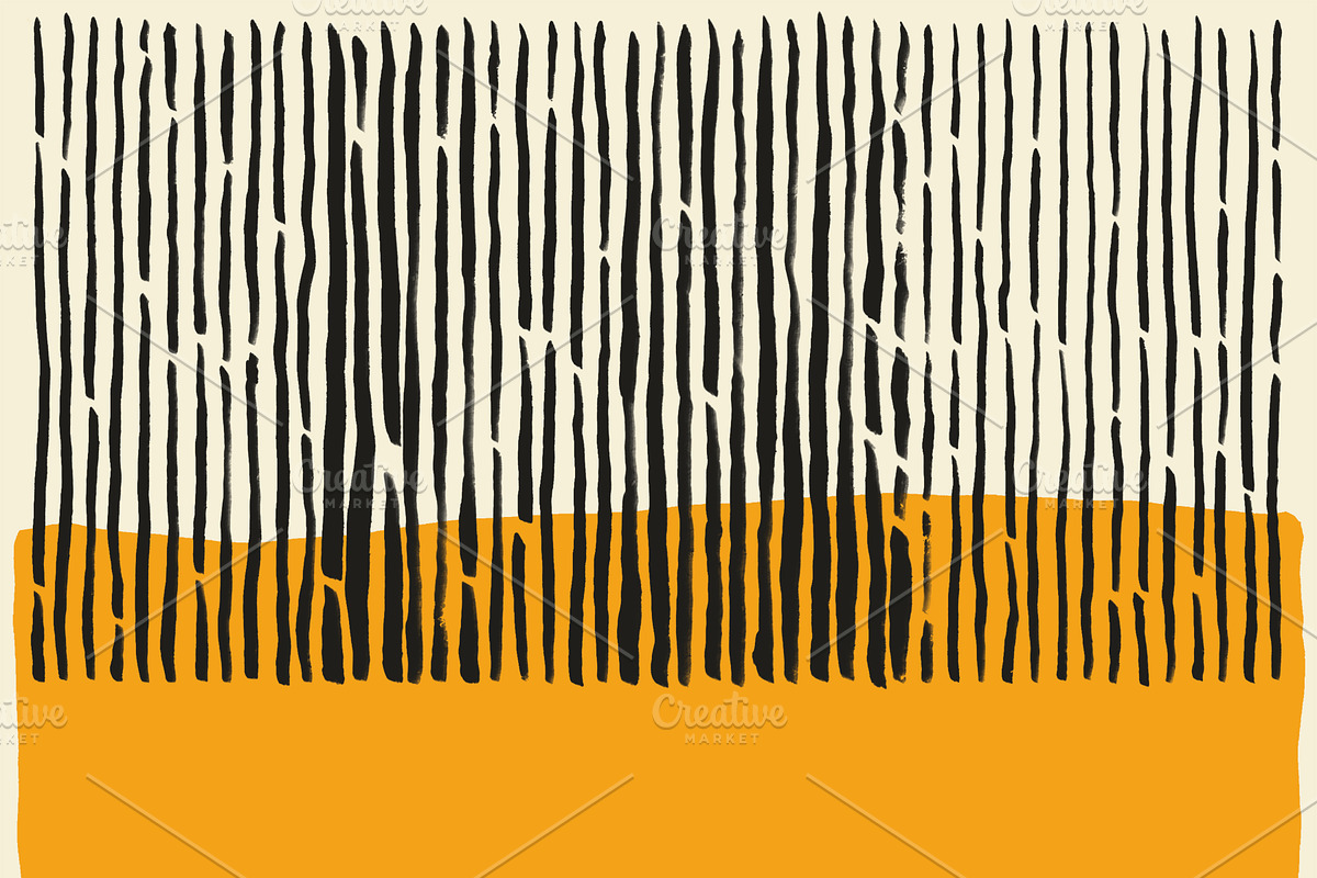 6 Hand Drawn Abstract Line Pattern, a Pattern Graphic by sergiowashere (Photo 6 of 8)