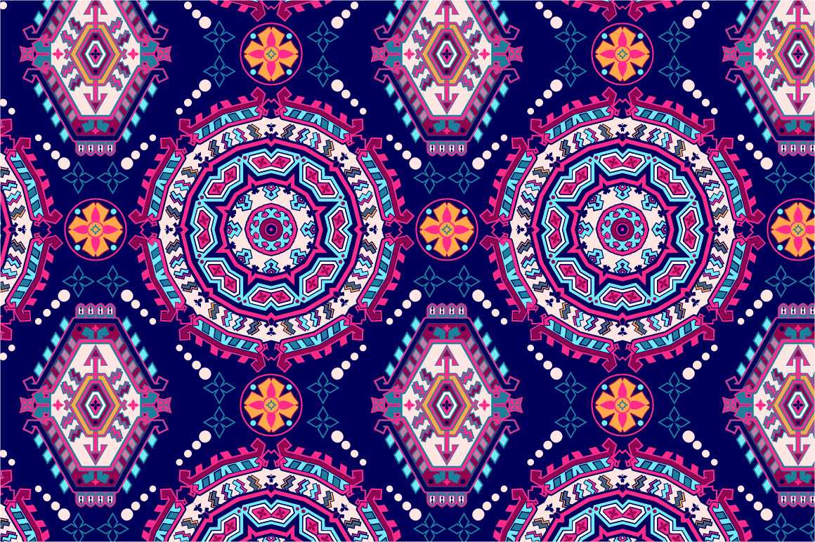 4 Colorful Patterns, a Pattern Graphic by Sunny_Lion