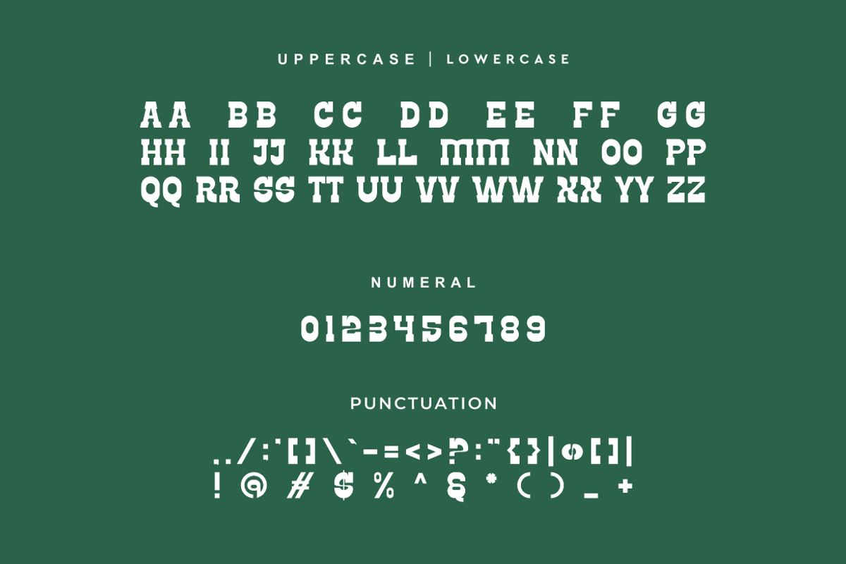 Kroned - Sports Slab Serif Font, a Slab Serif Font by Iqsiart Studio (Photo 7 of 8)