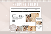 Beige Shopify Theme, a Shopify Template by SunshineStudioBoutique (Thumbnail 1 of 9)
