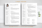 Photo Resume Template for Word, a Resume Template by TheStandOutResume (Thumbnail 3 of 10)
