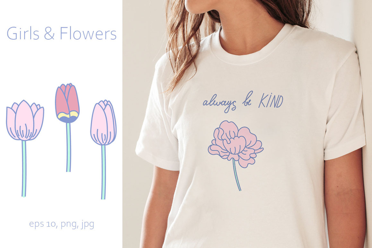 Girls & Flowers, an Object Graphic by Anastasia (Photo 12 of 13)