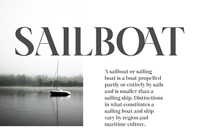 Yacht - Modern Ligature Font