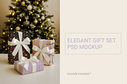 ELEGANT GIFT SET PSD MOCKUP, a Packaging Mockup by jenartstudio (Thumbnail 2 of 2)