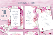 Wedding invitations BUNDLE, an Invitation Template by Purple-Bird (Thumbnail 26 of 28)