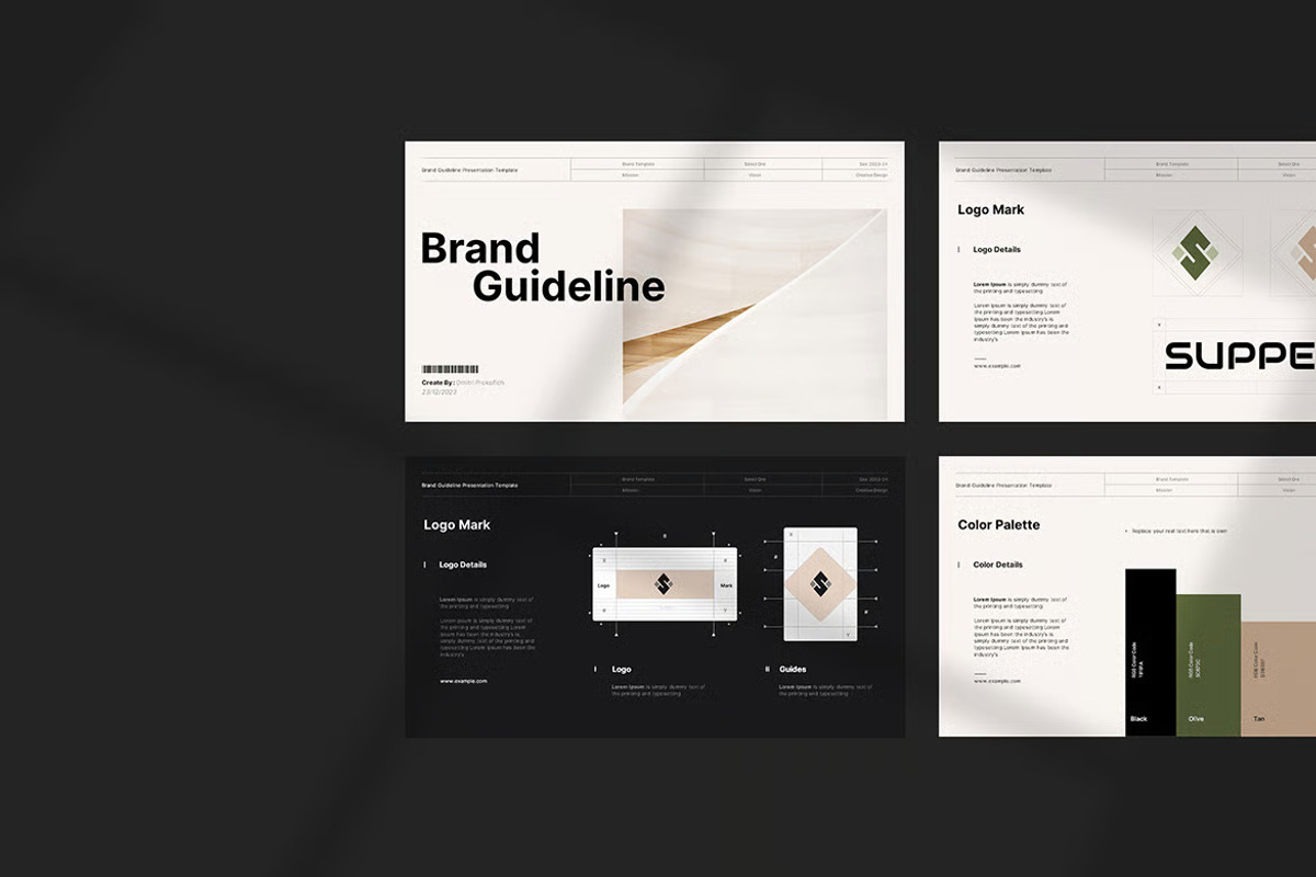 Brand Guideline Keynote Presentation preview 6