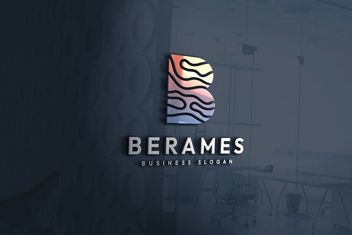 Berames Wavy Letter B Logo, a Branding & Logo Template by Design_Planet (Photo 1 of 2)