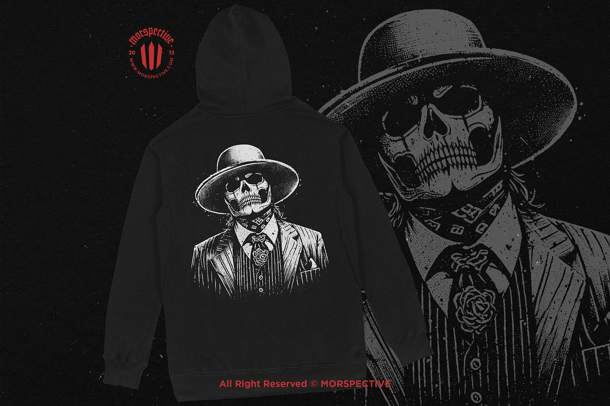 10 Bundle Dark Art Chicano Gangster, an Illustration by Morspective (Photo 4 of 7)