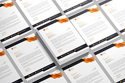Creative and Modern Letterhead, a Stationery Template by VectStock (Thumbnail 4 of 4)