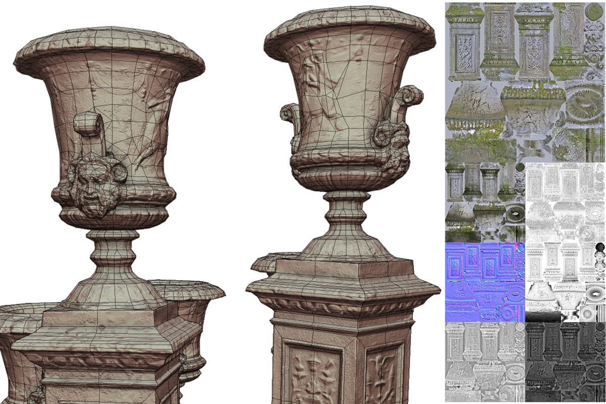 Vase from park, an Environmental 3D Model by Beatheart Creative Studio (Photo 13 of 14)