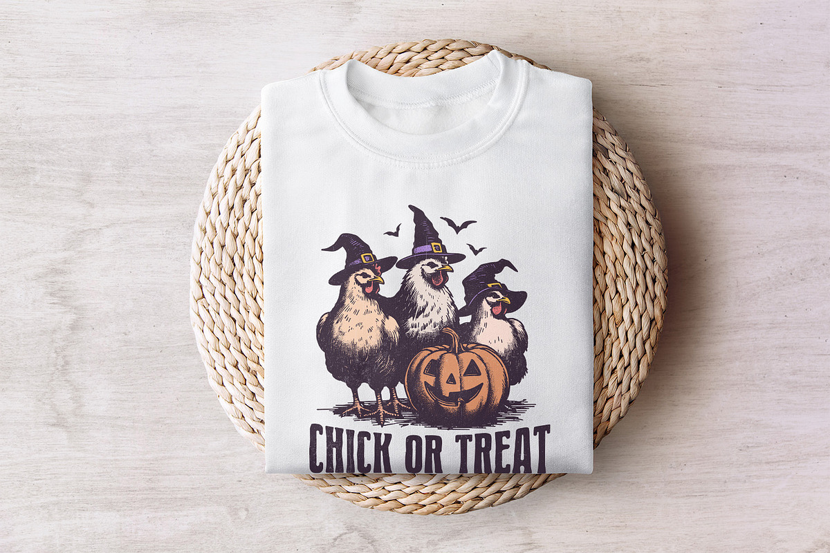 Chick or Treat PNG, Spooky Chicken, an Illustration by SharpMarketplace (Photo 7 of 9)