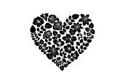 Floral Heart Silhouette Bundle, an Illustration by Designs_River (Thumbnail 21 of 31)