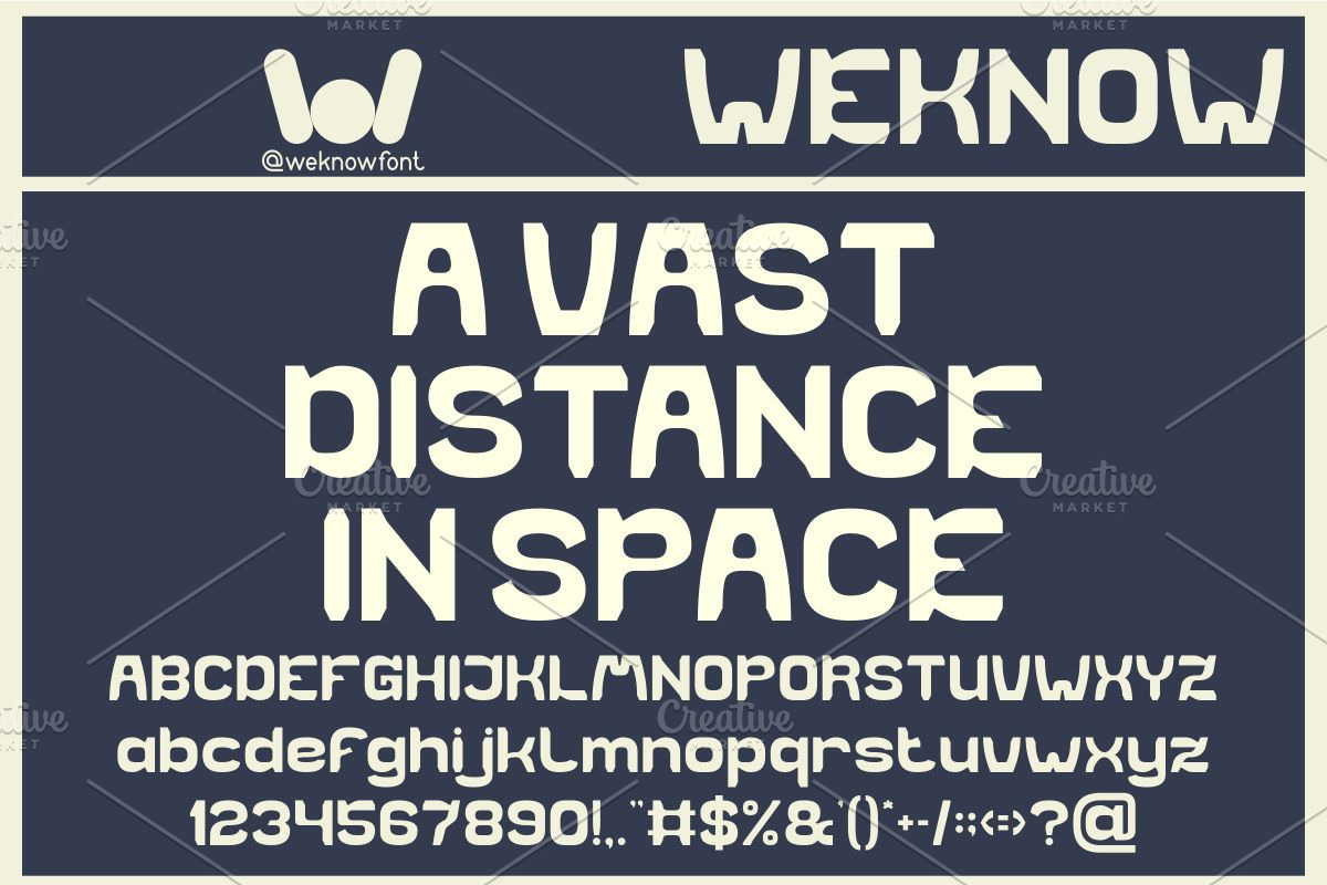 Light Years font, a Font by weknow (Photo 2 of 8)