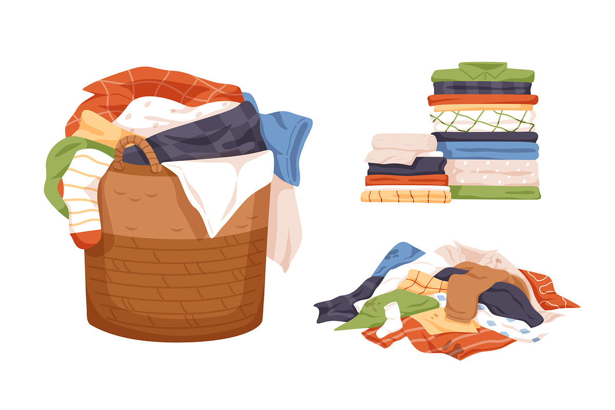 Dirty laundry, clothes set, an Object Illustration by Good Studio (Photo 3 of 3)
