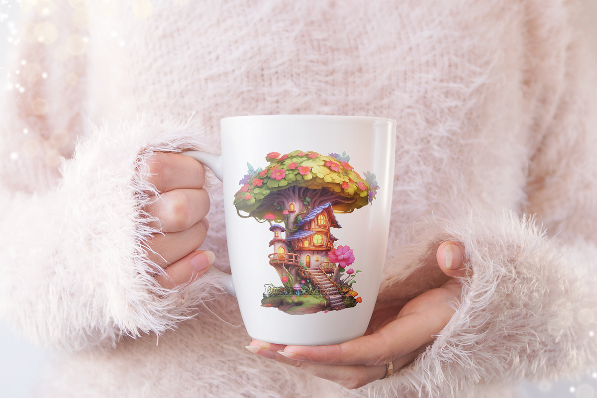 Fairy Treehouse clipart, an Object Graphic by DreamerStarCo (Photo 2 of 5)