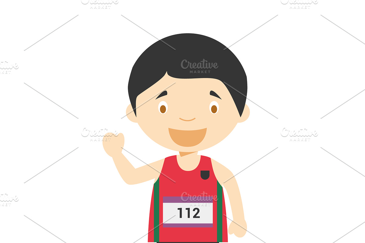 96 sport characters in cartoon style, a Healthcare Illustration by asantosg (Photo 3 of 10)