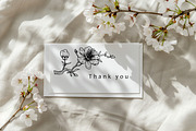 Sakura Flowers Line Art SVG, an Object Graphic by Dervik Art Store (Thumbnail 9 of 9)