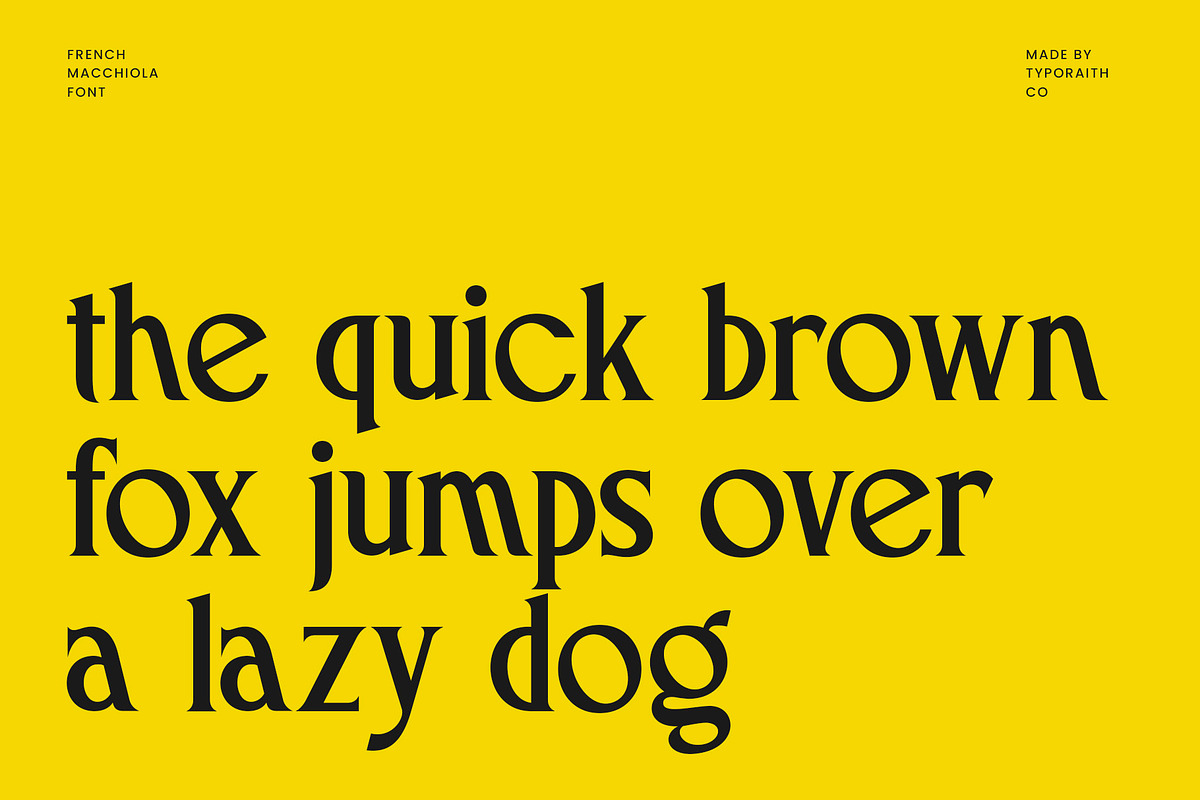 Macchiola | Vintage Display Serif, a Serif Font by Typoraith Co (Photo 13 of 15)