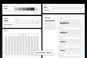 Unique Website Sections Kit in Figma, a Wireframe Template by nwdigitalstore (Thumbnail 2 of 14)