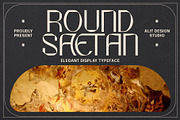 Round Saetan Typeface, a Blackletter Font by alit design (Thumbnail 2 of 15)