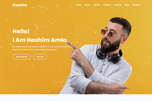 Portfolio Resume HTML Template