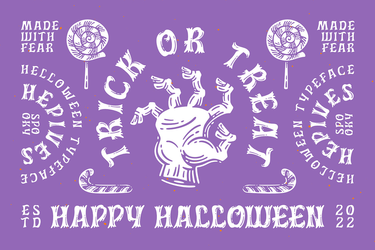 Hepives Spooky Fonts, a Font by Nocturnal Workspace (Photo 7 of 8)