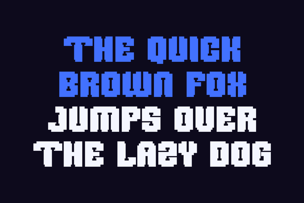 Pixelad - Modern Pixel Font, a Sans Serif Font by Viswal Studio (Photo 5 of 8)