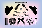 Beauty Self-Care Illustrations, an Object Illustration by Sarah Baker (Thumbnail 1 of 3)