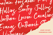 Jeany Gifary - Textured Brush Font, a Script Font by StringLabs (Thumbnail 8 of 10)