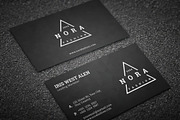 Creative Minimal Business Card, a Business Card Template by Divergent Studio (Thumbnail 1 of 3)