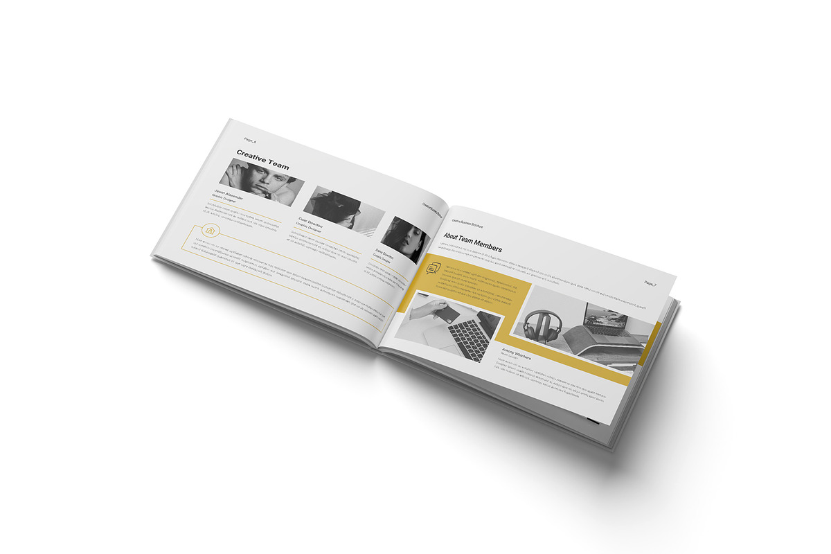 Business Brochure Template Landscape preview 8