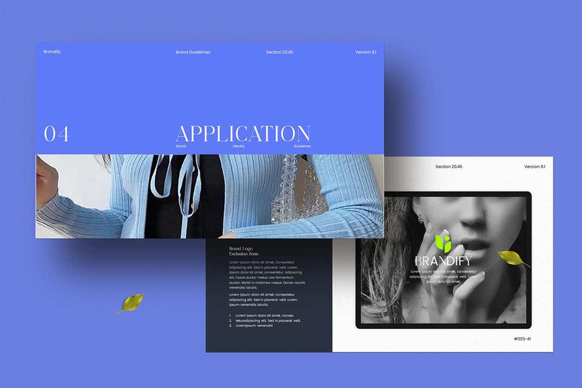 Brand Guidelines PowerPoint Template, a Presentation Template by Dream-Lab (Photo 7 of 11)