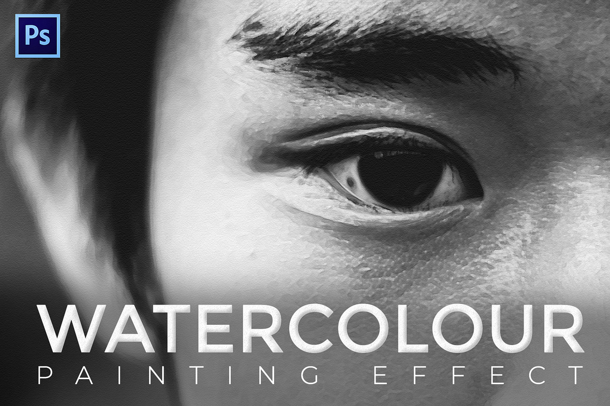 Watercolour Photoshop Action, an Action Add-On by Dene Studios (Photo 1 of 14)