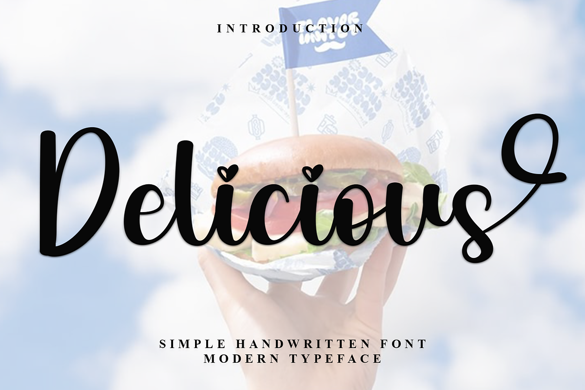 Delicious, a Handwritten Font by InermediaSTUDIO (Photo 1 of 8)