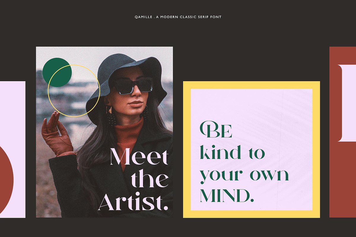 Qamille - Modern Classic Serif Font, a Serif Font by StudioinBry (Photo 5 of 13)