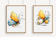 Whimsical Easter Butterfly Clipart, an Illustration by Libby Wishes (Thumbnail 15 of 17)